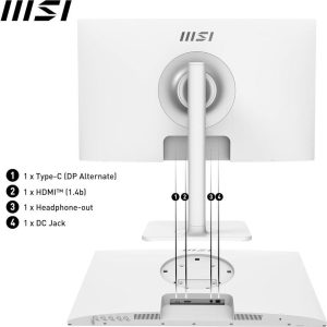 MSI Modern MD2412PW Full HD 23.8" IPS Monitor - White