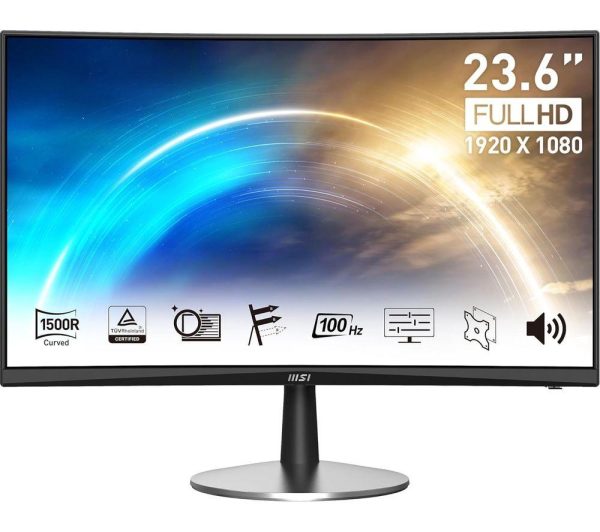 MSI PRO MP2422C Full HD 23.6" Curved VA Monitor - Black