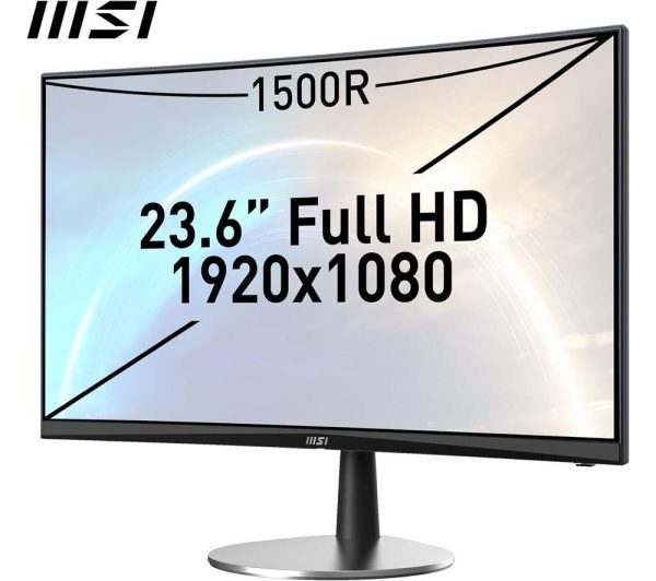 MSI PRO MP2422C Full HD 23.6" Curved VA Monitor - Black
