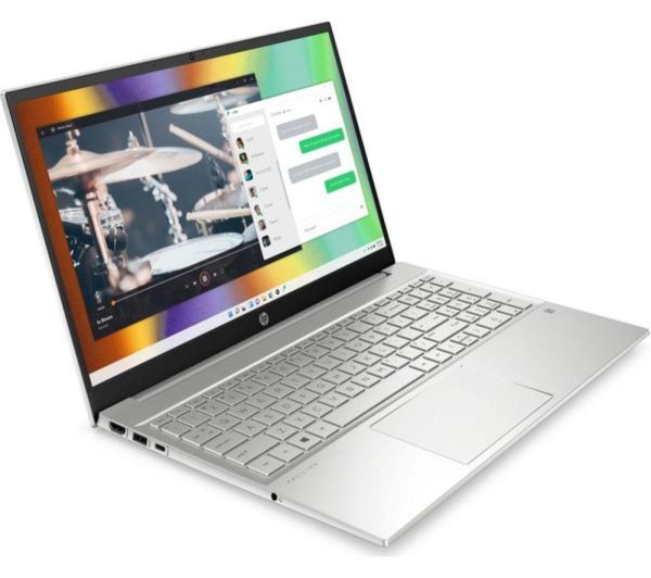 HP Pavilion 15-eh1508sa 15.6" Refurbished Laptop - AMD Ryzen 7, 512 GB SSD, Natural Silver (Very Good Condition)