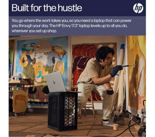HP ENVY 17-cw0500na 17.3" Refurbished Laptop - Intel® Core i7, 512 GB SSD, Silver (Very Good Condition)