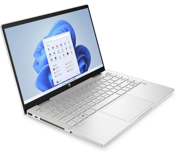 HP Pavilion x360 14-ek1550sa 14" 2 in 1 Refurbished Laptop - IntelÂ® U300, 128 GB SSD, Silver (Very Good Condition)