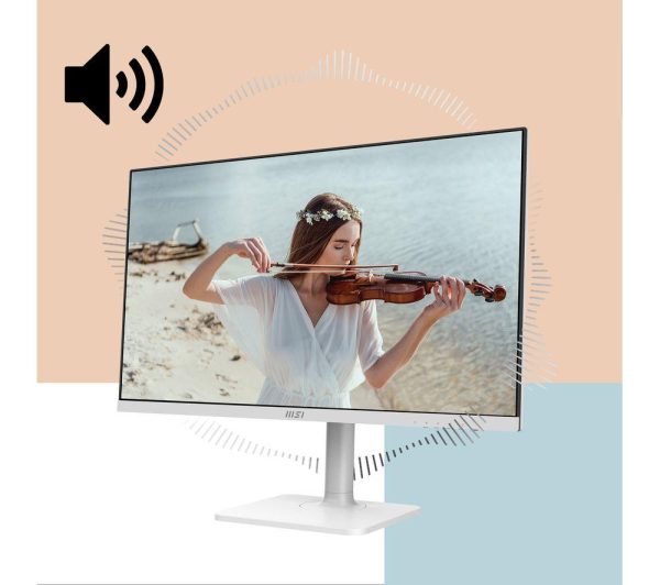 MSI Modern MD272XPW Full HD 27" IPS LCD Monitor - White
