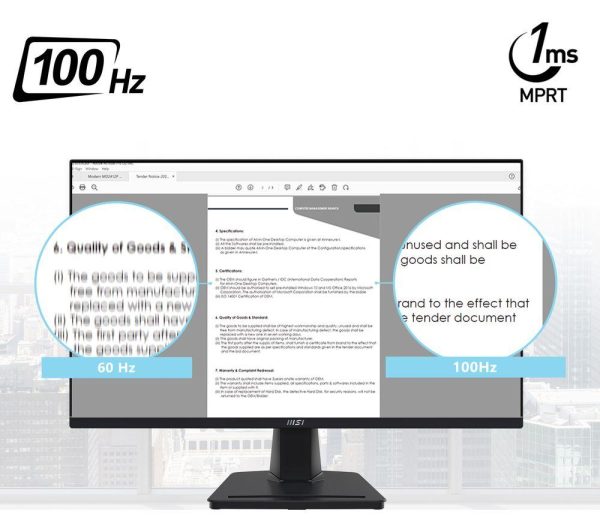 MSI PRO MP275 Full HD 27" IPS LCD Monitor â€“ Black