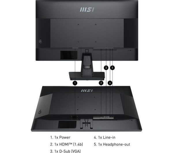 MSI PRO MP275 Full HD 27" IPS LCD Monitor â€“ Black