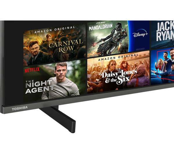 TOSHIBA Fire TV 65QF5D53DB 65" 4K Ultra HD HDR QLED TV with Alexa