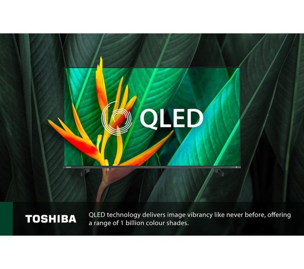 TOSHIBA Fire TV 65QF5D53DB 65" 4K Ultra HD HDR QLED TV with Alexa