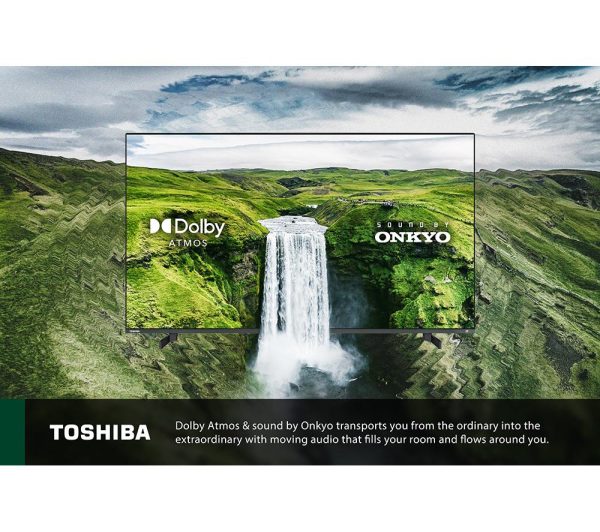 TOSHIBA Fire TV 65QF5D53DB 65" 4K Ultra HD HDR QLED TV with Alexa