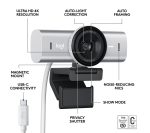 LOGITECH MX Brio 4K Ultra HD Webcam - Pale Grey