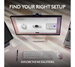 LOGITECH MX Brio 4K Ultra HD Webcam - Pale Grey