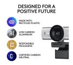 LOGITECH MX Brio 4K Ultra HD Webcam - Pale Grey