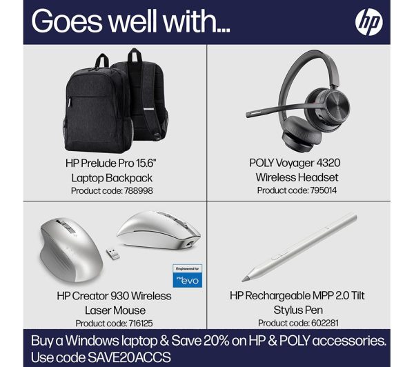 HP ENVY x360 16-ac0500na 16" 2 in 1 Laptop - Intel® Core Ultra 7, 1 TB SSD, Silver