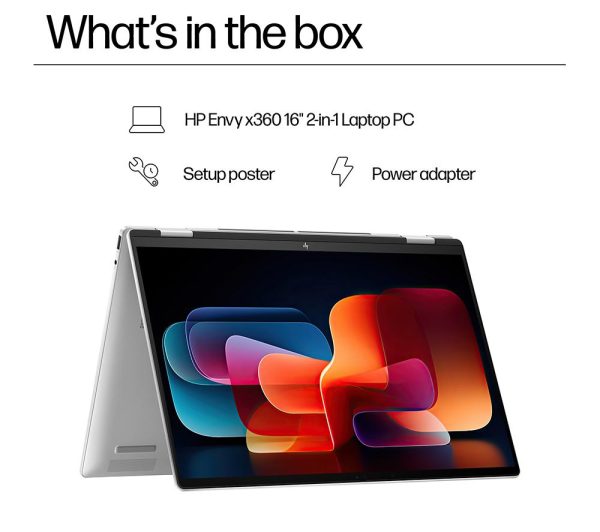 HP ENVY x360 16-ac0500na 16" 2 in 1 Laptop - Intel® Core Ultra 7, 1 TB SSD, Silver
