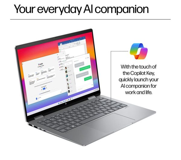 HP ENVY x360 14-fc0502na 14" 2 in 1 Laptop - Intel® Core Ultra 7, 1 TB SSD, Silver