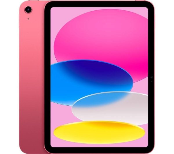 APPLE 10.9” iPad (2022, 256 GB, Pink) & Pencil (1st Generation) Bundle