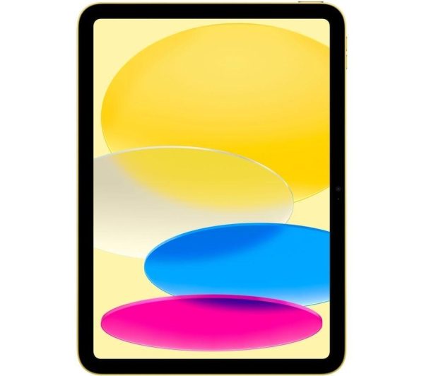APPLE 10.9” iPad Cellular (2022, 256 GB, Yellow) & Pencil (1st Generation) Bundle