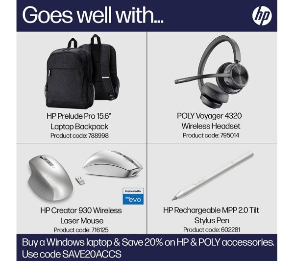 HP ENVY x360 14-fc0500na 14" 2 in 1 Laptop - Intel® Core Ultra 5, 512 GB SSD, Silver