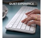 LOGITECH Signature Slim MK950 Wireless Keyboard & Mouse Set - White