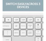 LOGITECH Signature Slim MK950 Wireless Keyboard & Mouse Set - White