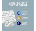 LOGITECH Signature Slim MK950 Wireless Keyboard & Mouse Set - White