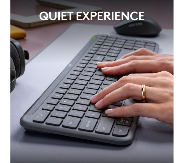 LOGITECH Signature Slim MK950 Wireless Keyboard & Mouse Set - Graphite
