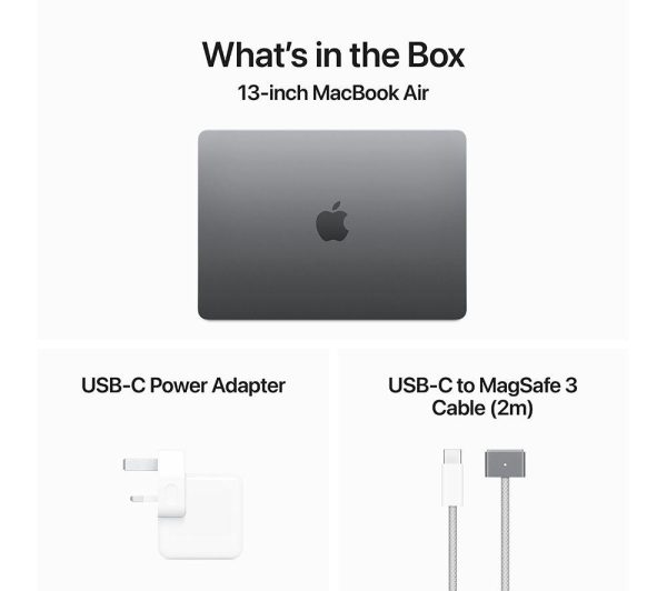 APPLE MacBook Air 13.6" (2024) - M3, 512 GB SSD, Space Grey