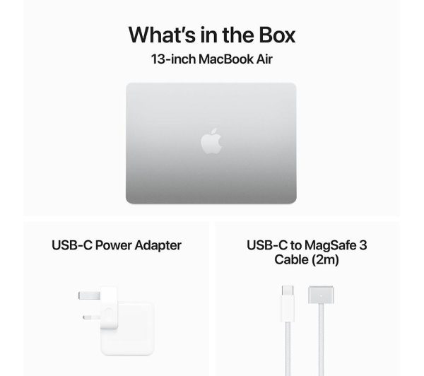 APPLE MacBook Air 13.6" (2024) - M3, 512 GB SSD, Silver