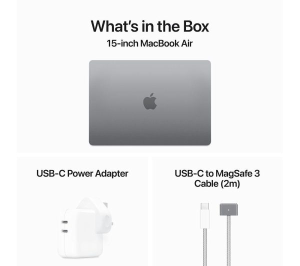 APPLE MacBook Air 15.3" (2024) - M3, 256 GB SSD, Space Grey