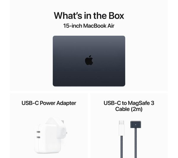 APPLE MacBook Air 15.3" (2024) - M3, 512 GB SSD, Midnight