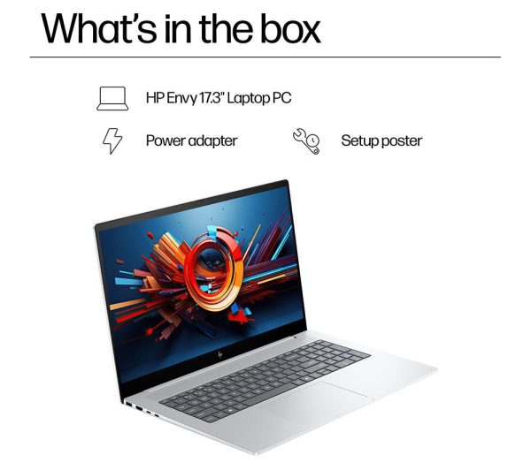 HP ENVY 17-da0500na 17.3" Laptop - Intel® Core Ultra 7, 1 TB SSD, Silver
