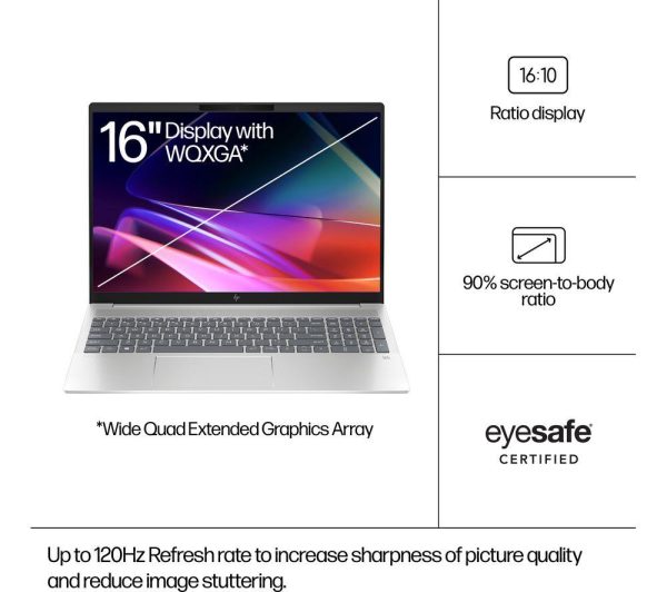 HP Pavilion Plus 16-ab0501na 16" Laptop - Intel® Core i5, 512 GB SSD, Silver