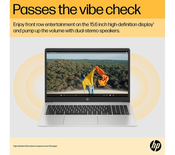 HP 15a-na0503sa 15.6" Chromebook - IntelÂ® CeleronÂ®,128 GB eMMC, Silver
