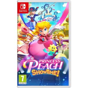 NINTENDO Switch Princess Peach: Showtime & Joy-Con Wireless Controllers Bundle – Pastel Pink