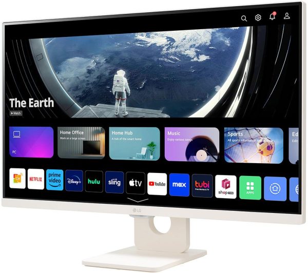 LG MyView 27SR50F-W.AEK 27" Smart Full HD HDR IPS Monitor (No Aerial) - White