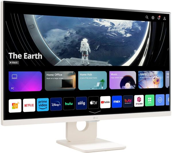 LG MyView 27SR50F-W.AEK 27" Smart Full HD HDR IPS Monitor (No Aerial) - White