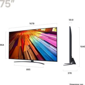 LG 75UT81006LA 75" Smart 4K Ultra HD HDR LED TV with Amazon Alexa