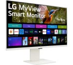 LG MyView 32SR83U-W.AEK 31.5" Smart 4K Ultra HD HDR IPS Monitor (No Aerial) - White