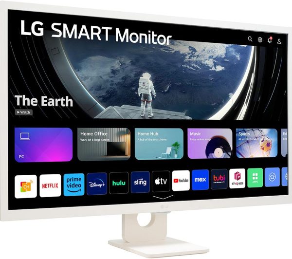 LG MyView 32SR50F-W.AEK 32" Smart Full HD HDR IPS Monitor (No Aerial) - White