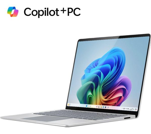 MICROSOFT 13.8" Surface Laptop, Copilot+ PC - Snapdragon X Plus, 256 GB SSD, Platinum