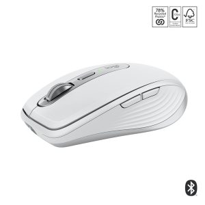 LOGITECH MX Anywhere 3S for Mac Wireless Darkfield Mouse - Pale Grey