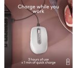 LOGITECH MX Anywhere 3S for Mac Wireless Darkfield Mouse - Pale Grey