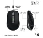 LOGITECH MX Anywhere 3S for Mac Wireless Darkfield Mouse - Space Grey