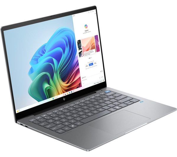 HP OmniBook X 14" Laptop, Copilot+ PC - Snapdragon X Elite, 1 TB SSD, Silver
