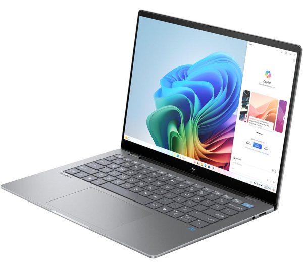 HP OmniBook X 14" Laptop, Copilot+ PC - Snapdragon X Elite, 1 TB SSD, Silver