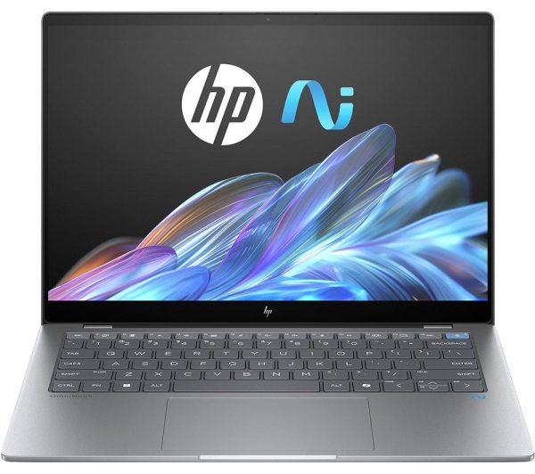 HP OmniBook X 14" Laptop, Copilot+ PC - Snapdragon X Elite, 1 TB SSD, Silver