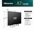 HISENSE 65A7NQTUK 65" Smart 4K Ultra HD HDR QLED TV with Amazon Alexa