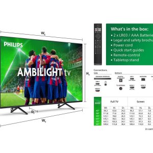 PHILIPS Ambilight 50PUS8309/12 50" Smart 4K Ultra HD HDR LED TV