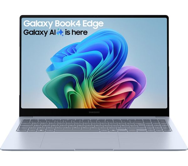 SAMSUNG Galaxy Book4 Edge 16" Laptop, Copilot+ PC - Snapdragon X Elite, 512 GB SSD, Sapphire Blue