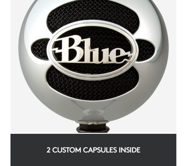 BLUE Snowball USB Streaming Microphone - Silver