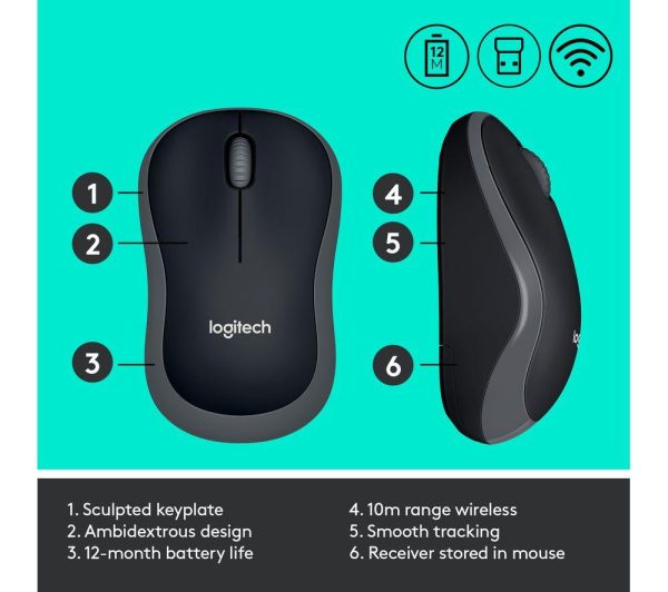 LOGITECH Combo MK270 Wireless Keyboard & Mouse Set